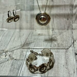 Brighton Silver Jewelry Set